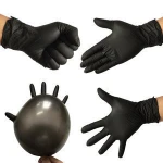 Microblading Tattoo Body Art Disposable Black Tattoo Latex Gloves S M L Size Tattoo Accessories