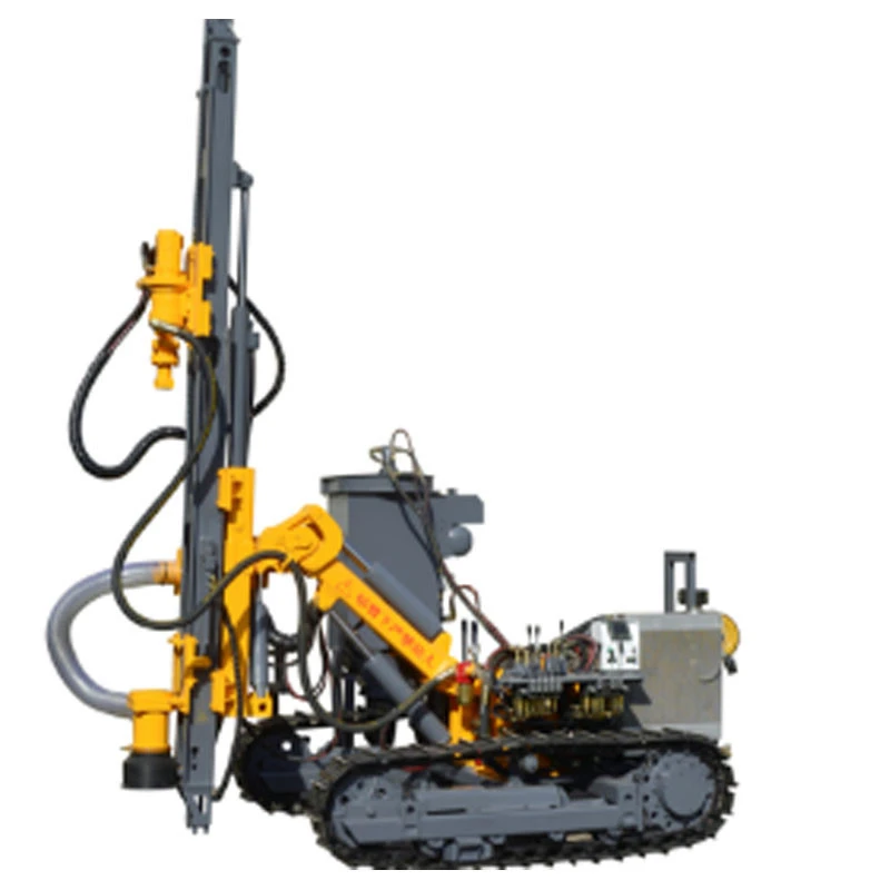 Mine drilling machine with minimum horizontal hole height of 350mm