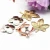 Import Mini custom lucky cat leaf image zinc alloy ladies hand bag parts accessories from China