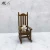 Import Miniature 2022 Doll House 1:12 Wooden Rocking Chair from China