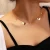 Import minimalist style Alloy Jewelry Pentagram Pendant Clavicle Chain Silver/Gold Plated Butterfly Choker Necklace from China