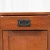mission classic wooden nightstand with one drawer and one door