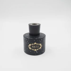 100ml hot sale  round shape glass aroma diffuser glass bottle perfume bottle