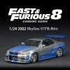 Model Car Skyline Metal Vehicle Play Collectible Models Sport Cars Toys for Gift FAST AND FURIOUS