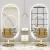 Import Modern bathroom hair beauty salon equipment furniture mirror with lights from China