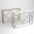 Import Modern Creative Designs Crystal Mirrored Stainless Steel Console Table from China