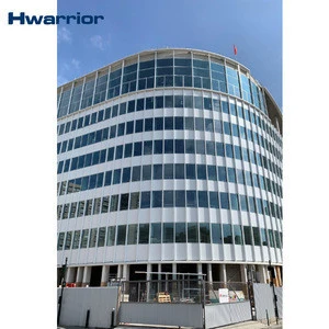 Modern Design Construction Style Aluminum Tempered Glass Curtain Wall System
