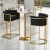 Import modern fabric bar stool high quality metal leg bar chair with velvet cover from China