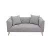 Modern grey convertible fabric home couch soft sofa for living room furniture
