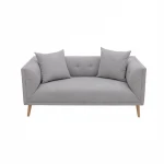 Modern grey convertible fabric home couch soft sofa for living room furniture