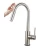Import Modern Single Hole Desk Mounted Smart  Gold Kitchen Faucet With Pull Out Sprayer from China