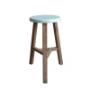 Modern style cheap wood leg bar stool color chairs for sale