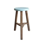 Modern style cheap wood leg bar stool color chairs for sale