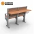 Import Modern university student desk and chairs school classroom furniture from China