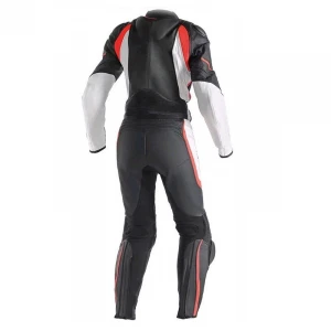 Motorbike Made One Piece Two Piece Custom Design Genuine Cowhide Leather Racing Suit bike Fashion Leather Riding Suit