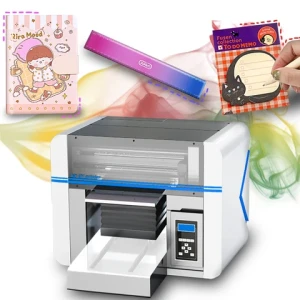 Multi functional A3 UV printer, UV DTF printer, printing AB glue, varnish, bottle, ball, swimming cap, pendant, mini UV printer