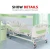 Import multi manual 2 function medical bed ICU homecare 3 cranks functions manual medical lift hospital bed prices for patient from China