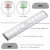 Import Multi-purpose human infrared motion sensing SMD10 lamp bead LED rechargeable energy-saving lamp cabinet lamp emergency lighting from China