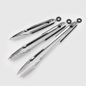 Multifunction Cookware Locking Tongs Cooking Bbq Serving Salad Utensil Stainless Steel Kitchen Food Tong Barbecue Tool Set