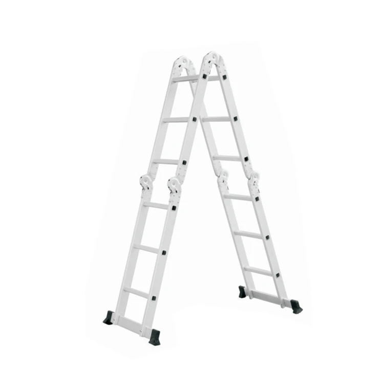 Multipurpose adjustable and foldable aluminum step ladder