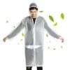 Must Buy Disposable Emergency PE Rain Poncho/Protective Rain Coat/Waterproof Raincoat For Women