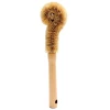 Natural Environmental protection Coconut Cup Washing Brush Long handle bamboo Wooden bottle brush Kitchen cleaning