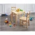 Import Natural Solid Wood Durable Kids Table And Chairs from China