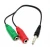 Import NEW 3.5mm One Male to 2 Female Audio Cable Computer To Earphone Headset Spliter Audio Cable from China
