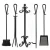 Import New 5 piece fireplace tool cast-iron stove flame pit frame shovel broom chimney poker stove accessories combination from China