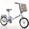 NEW aluminum  20 inch with basket  folding bicycles single speed city bike folding bike