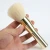 Import New Aluminum Bright Gold Handle Makeup Brush, Kabuki Brush Powder Brush from China