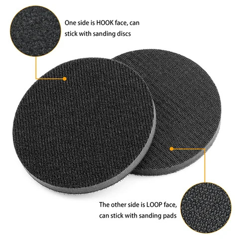 New Arrival 5 Inch No Hole Sanding Sponge Soft Backing Interface Pad For Grinding