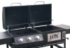 New Arrival Latest Design Double Fuel Charcoal China Bbq Grill Steel