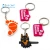 Import New arrival personalized custom silicone rubber name keyring soft pvc embossed 3d company logo keychain for advertising from China