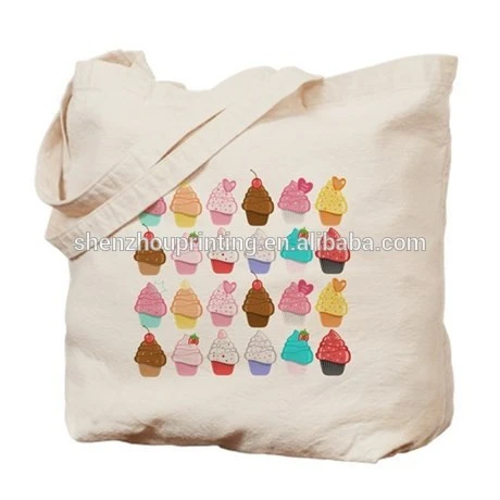 New arrival wholesale promotional custom printed organic gift cotton bag