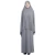 Import New design 2020 Islamic clothing women abaya plain color muslim prayer dress from China
