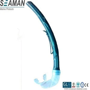 new design cheap PVC swiming Snorkel for snorkeling swimming and spearfishing