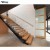 Import New design interior floating staircase with glass floating glass staircase modern design glass railing from China