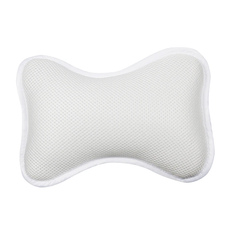 new design polyester material bathtub neck headrest pillow