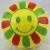 Import New Designed PVC Five-petaled Decorative Artificial Flower Toy Ball from China