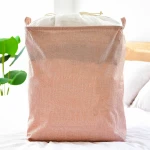 New Fashion Quilt Storage Bag Oversized Moving Cotton Linen Quilt Finishing Laundry Basket Bag