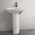 Import New Inodoro Sanitaryware Suite Two Piece Toilet /Bidet/Pedestal Basin from China
