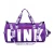 New ladies outdoor travel bags large capacity women overnight tote bag fashion girls pink duffel bag