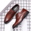 New Mens Business Pointed Wear Breathable Casual Leather Shoes Fashion Wedding Shoes Gents Shoes For Dress