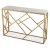 Import new model water cube design Stainless Steel   Console Table golden dining living room from China