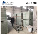 New plastic recycled PVC pallets wooden pallet  for block machine GMT Fiber customized