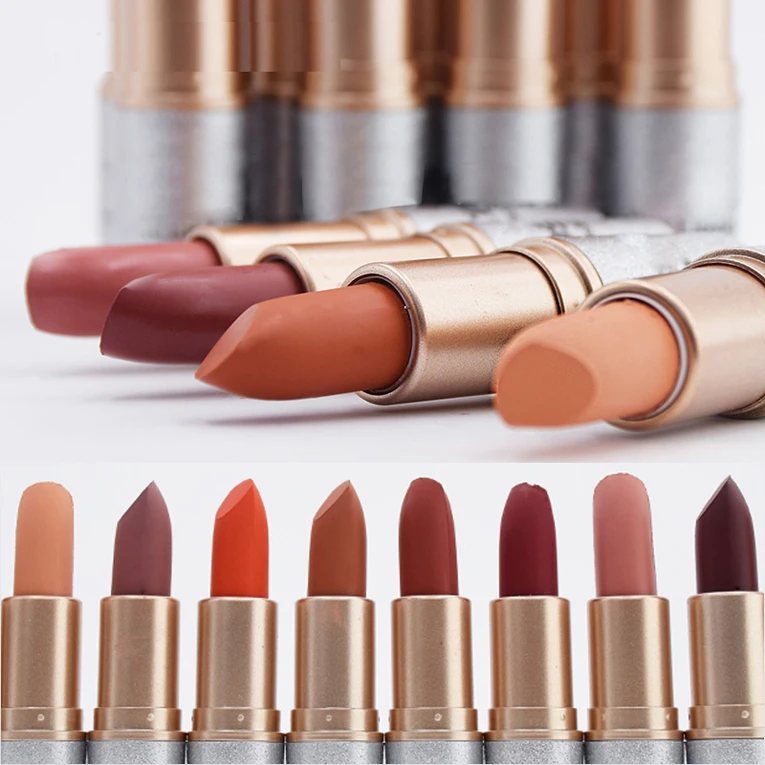 New private label wholesale lip makeup waterproof cosmetics lip stick organic long lasting matte lipstick