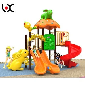New product kids plastic games slide outdoor playground for amusement park