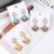 Import New  Splicing Wood And Resin Earrings Jewelry Custom Women Geometric Natural Wood Resin Pendant Earring Jewelry from China