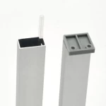 New square tube table aluminum alloy square tube kitchen quartz stone aluminum beam aluminum square tube